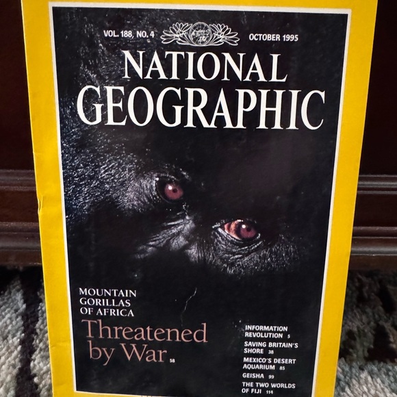 National Geographic Complete 1995 Issues with Maps - Picture 11 of 13